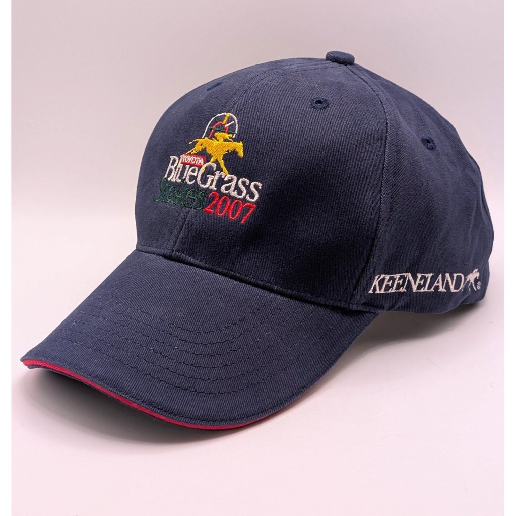 Vintage Toyota Bluegrass Stakes 2007 Horse Racing Cap Hat Strap Keeneland Ky Vintage Toyota Bluegrass Stakes 2007 Horse Racing Cap Hat Strap Keeneland Ky